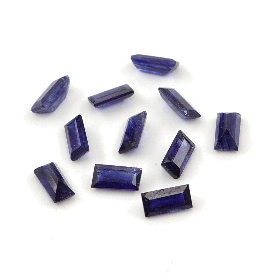 Natural Bangkok Blue Sapphire Calibrated Baguettes | 2x4mm & 2.5x5mm