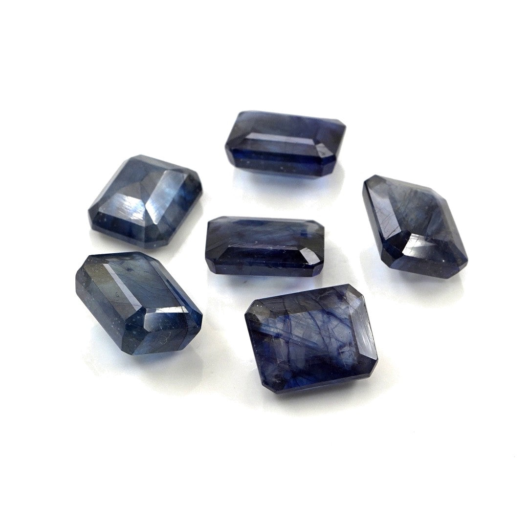 Natural Bangkok Blue Sapphire Calibrated Octagons | 9x11mm & 10x12mm