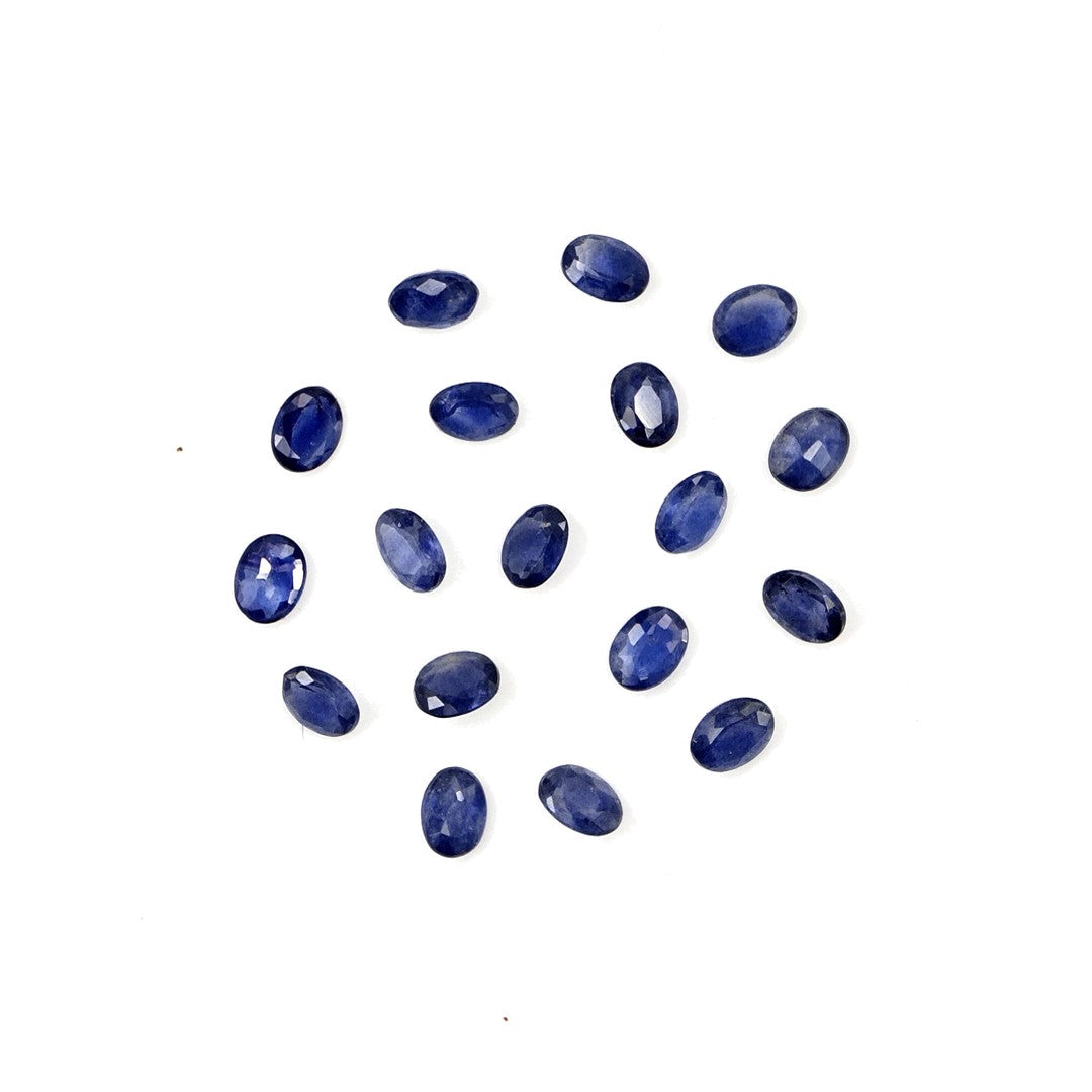 Natural Untreated Blue Sapphire Calibrated Ovals | 3x4mm & 4x5mm