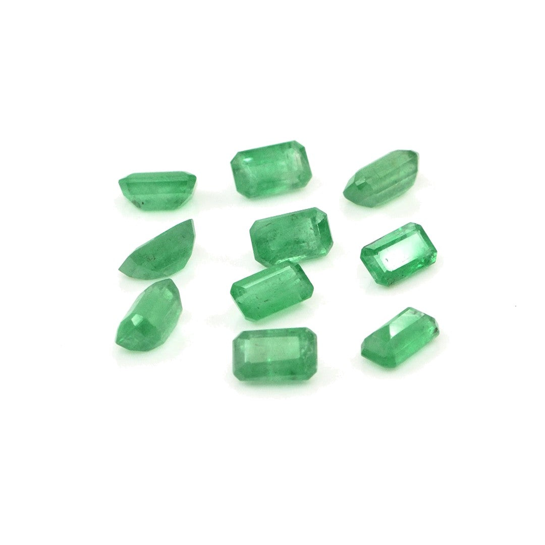 Natural Zambian Emerald Calibrated Octagons | 3x5mm & 4x6mm