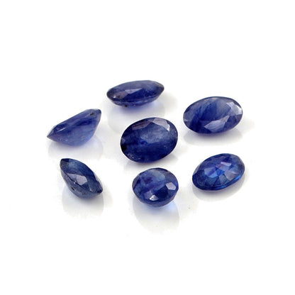 Natural Bangkok Blue Sapphire Calibrated Ovals | 5x7mm & 6x8mm