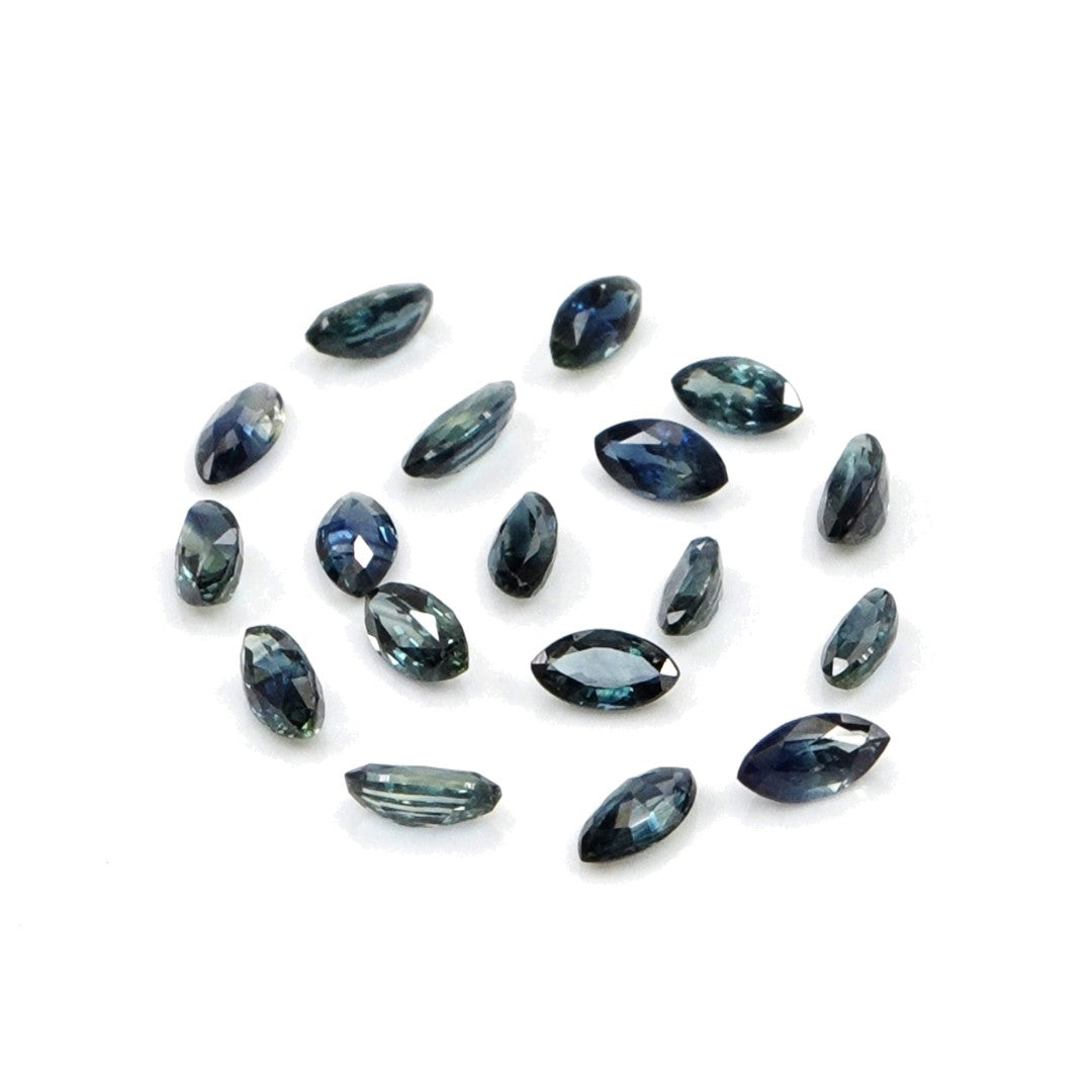 Natural Untreated Blue Sapphire Calibrated Marquise | 1.5x3mm & 2x4mm