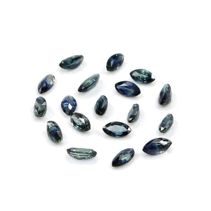 Natural Untreated Blue Sapphire Calibrated Marquise | 1.5x3mm & 2x4mm