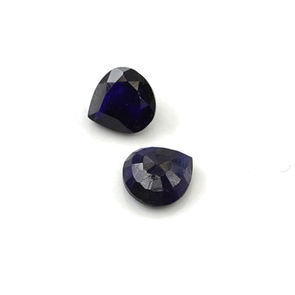 Natural Bangkok Blue Sapphire Calibrated Hearts | 7mm & 8mm
