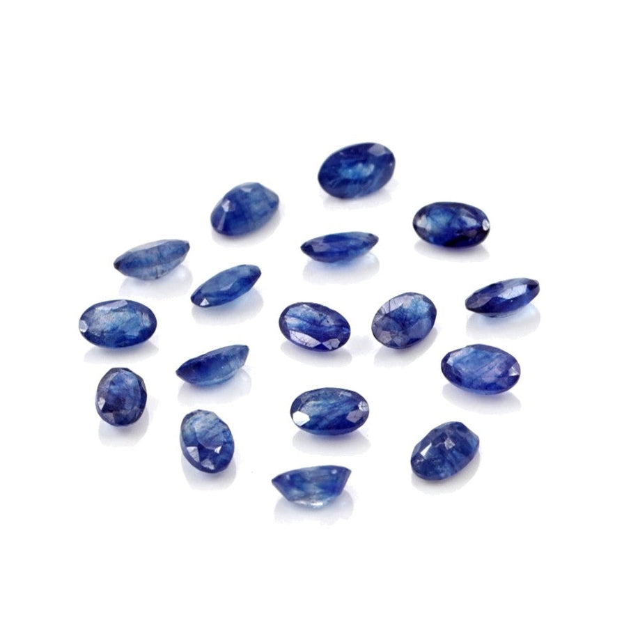 Natural Bangkok Blue Sapphire Calibrated Ovals | 3x5mm & 4x6mm