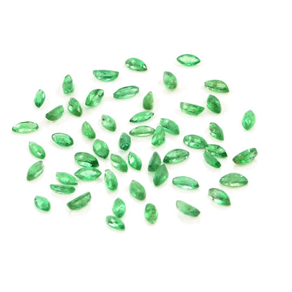 Natural Zambian Emerald Calibrated Marquise | 1.5x3mm & 2x4mm