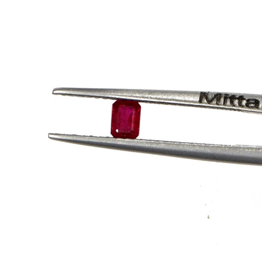 Natural Untreated Mozambique Ruby Calibrated Octagons | 3x4mm & 4x5mm