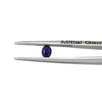Natural Untreated Blue Sapphire Calibrated Ovals | 3x4mm & 4x5mm