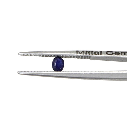 Natural Untreated Blue Sapphire Calibrated Ovals | 3x4mm & 4x5mm