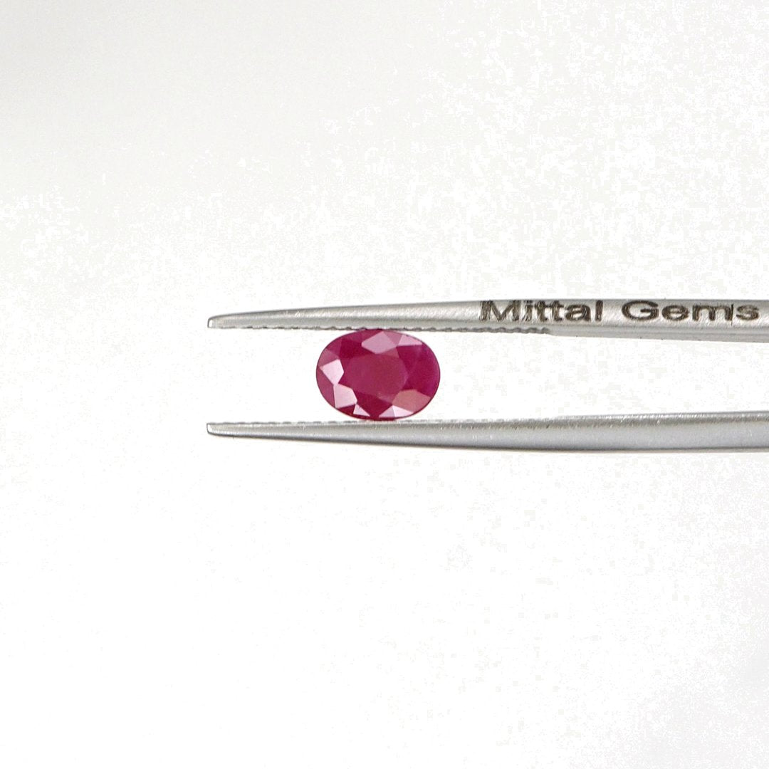 Natural Untreated Burma Ruby Calibrated Ovals | 5x7mm & 6x8mm