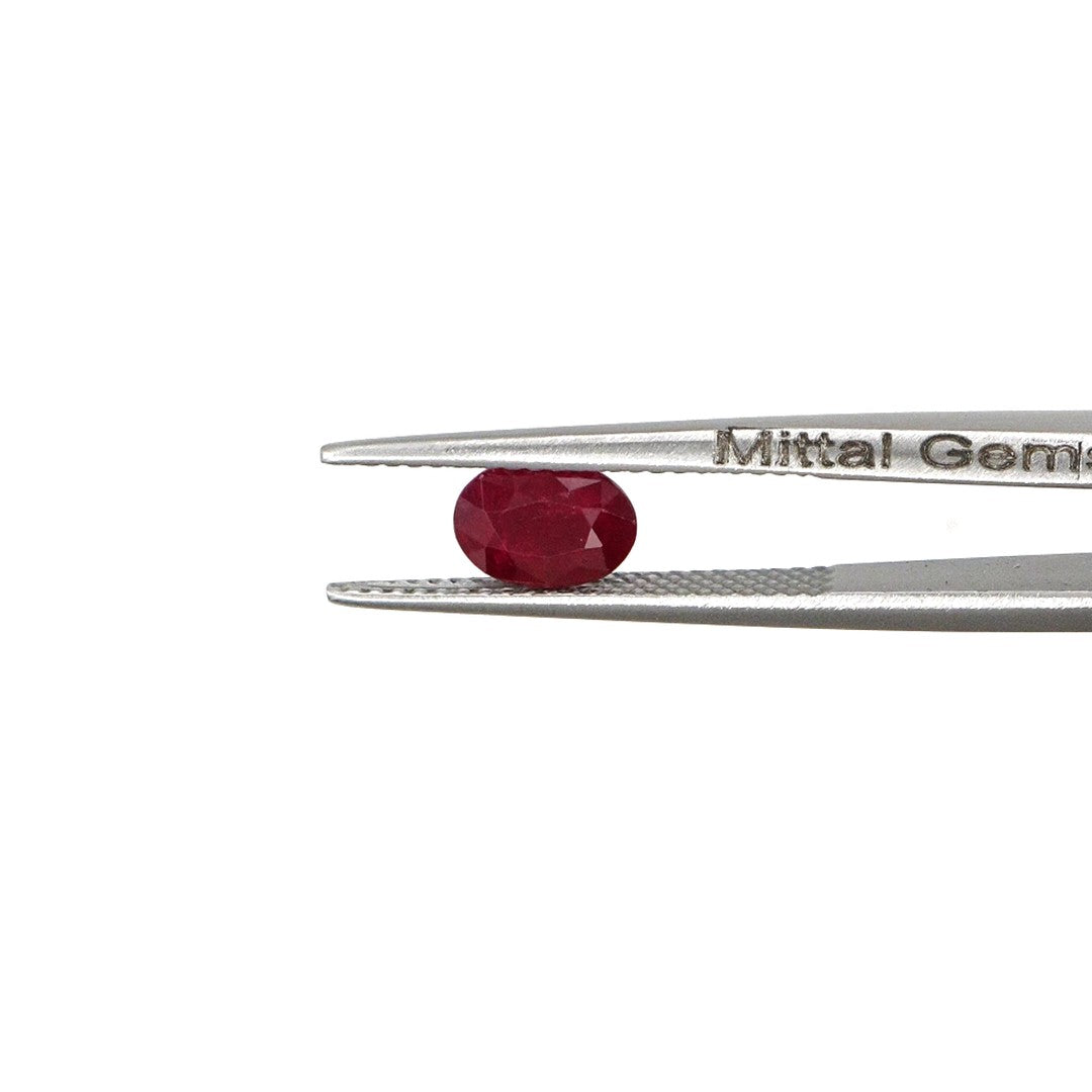 Natural Untreated African Ruby Calibrated Ovals | 5x7mm & 6x8mm