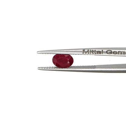 Natural Untreated African Ruby Calibrated Ovals | 5x7mm & 6x8mm