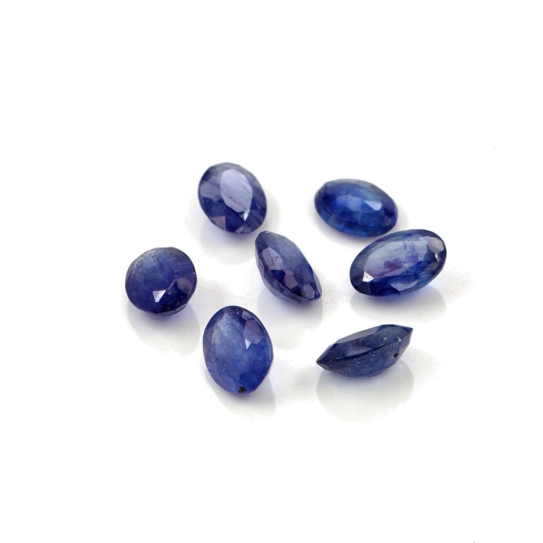 Natural Bangkok Blue Sapphire Calibrated Ovals | 5x7mm & 6x8mm