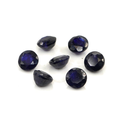 Natural Bangkok Blue Sapphire Calibrated Rounds | 5mm & 6mm