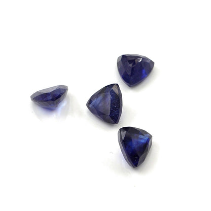 Natural Bangkok Blue sapphire Calibrated Trillions | 6mm & 6.5mm