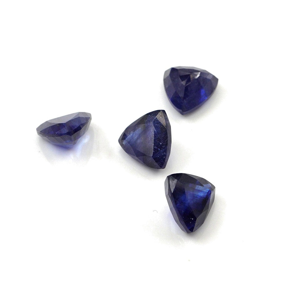 Natural Bangkok Blue sapphire Calibrated Trillions | 8mm & 8.5mm