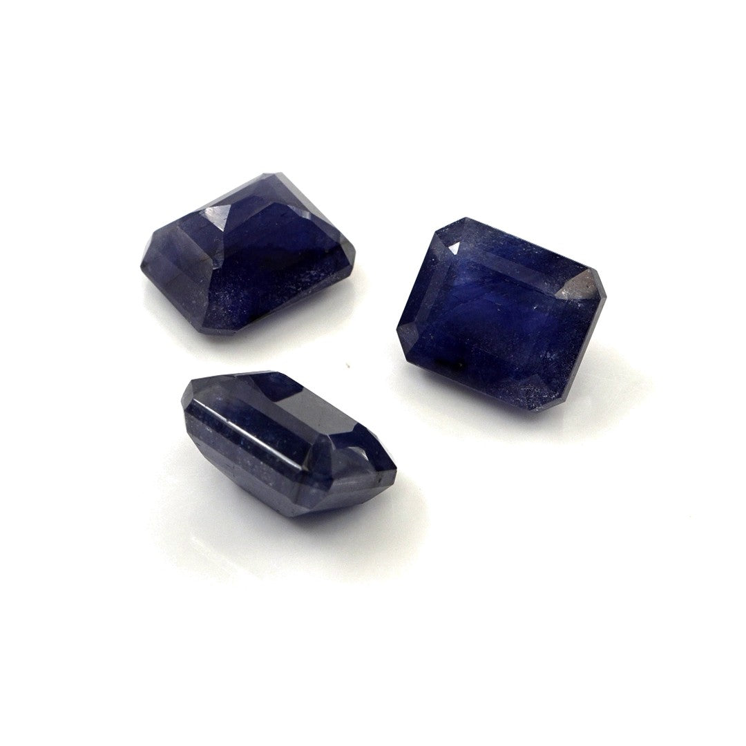 Natural Bangkok Blue Sapphire Calibrated Octagons | 9x11mm & 10x12mm