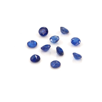 Natural Bangkok Blue Sapphire Calibrated Rounds | 3mm & 3.5mm