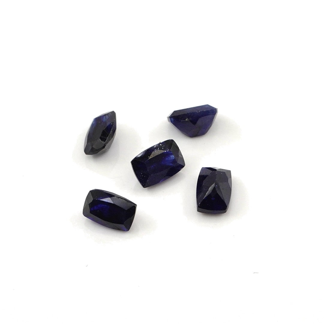Natural Bangkok Blue sapphire Calibrated Long Cushions | 5x7mm & 6x8mm