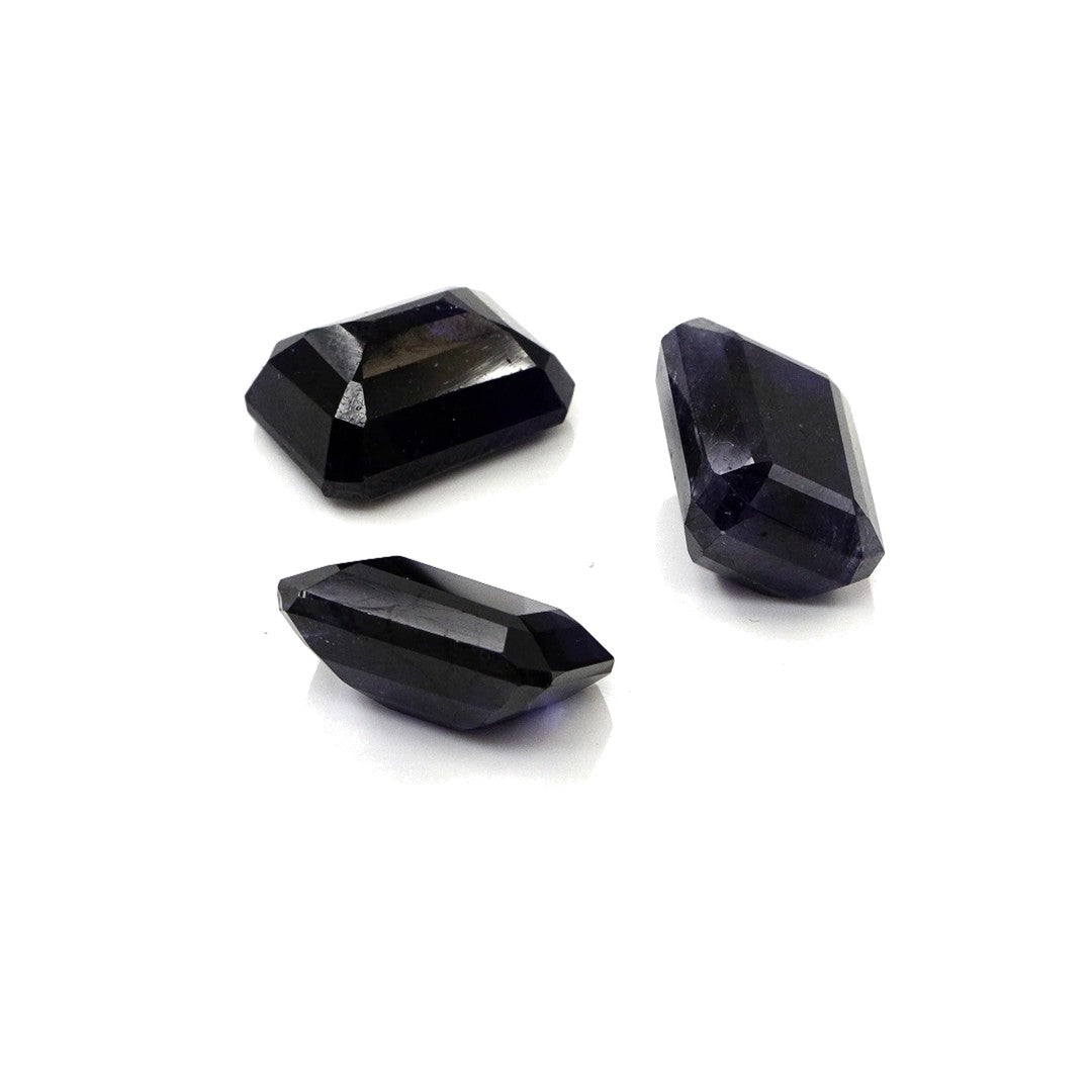 Natural Bangkok Blue Sapphire Calibrated Octagons | 10x14mm & 4x5mm