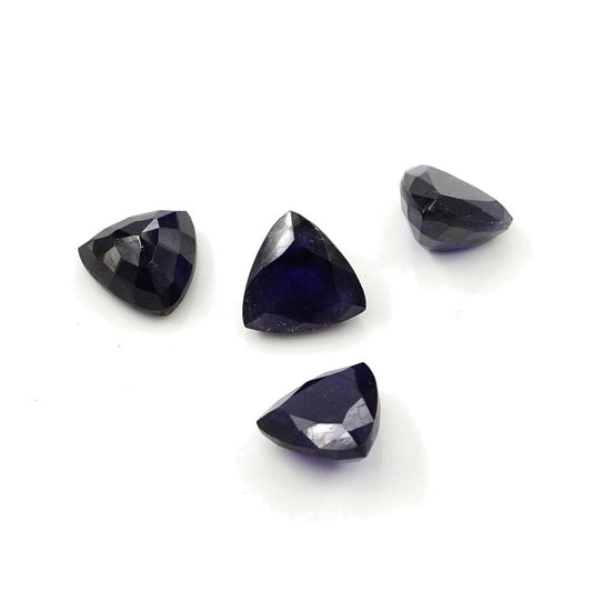 Natural Bangkok Blue sapphire Loose Trillion Cut | 5mm & 5.5mm BS-T8 Picture-1