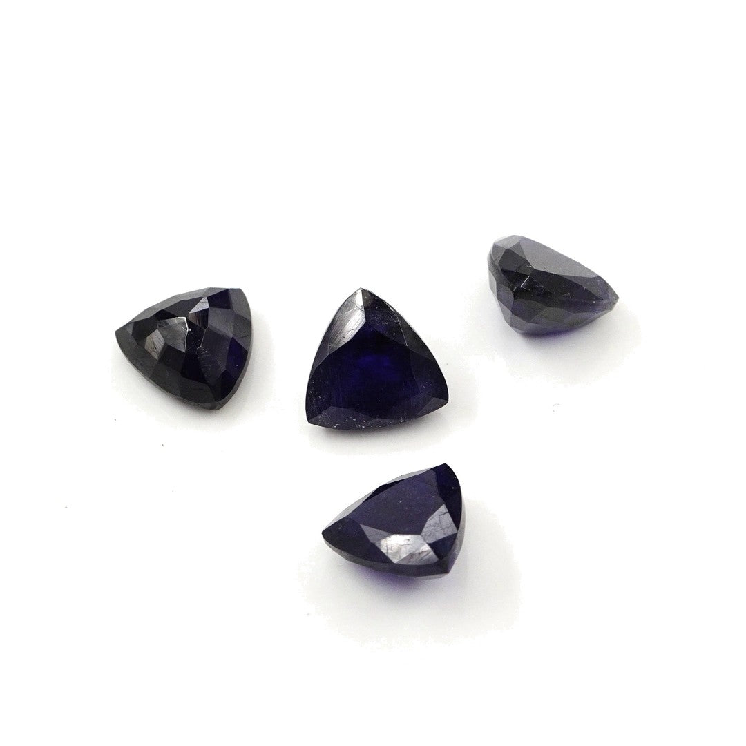 Natural Bangkok Blue sapphire Calibrated Trillions | 6mm & 6.5mm