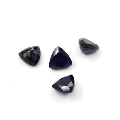 Natural Bangkok Blue sapphire Calibrated Trillions | 7mm & 7.5mm