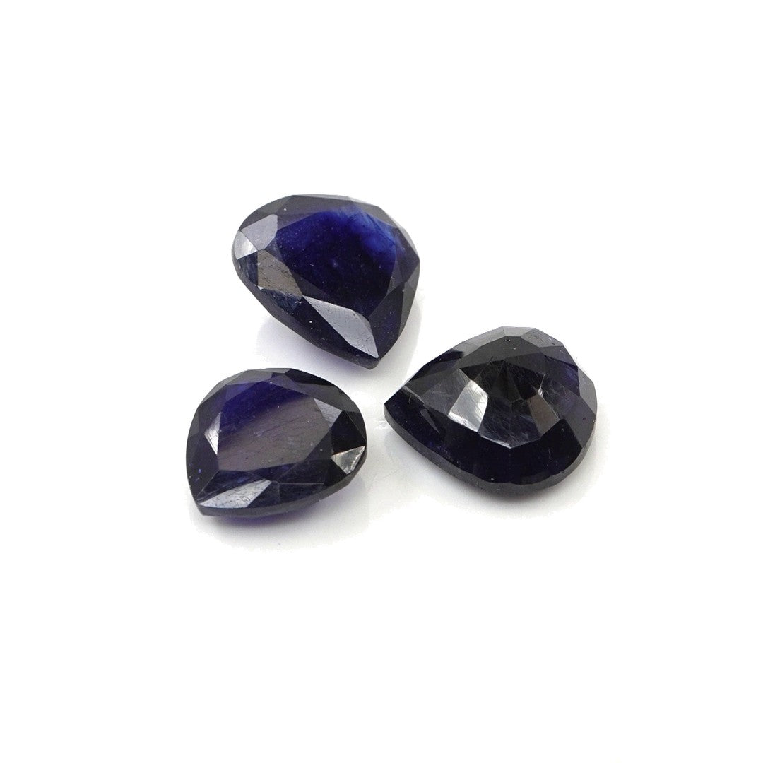 Natural Bangkok Blue Sapphire Calibrated Hearts | 9mm & 10mm