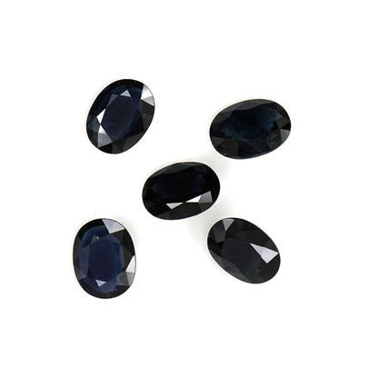Natural Untreated Blue Sapphire Calibrated Ovals | 5x7mm & 6x8mm