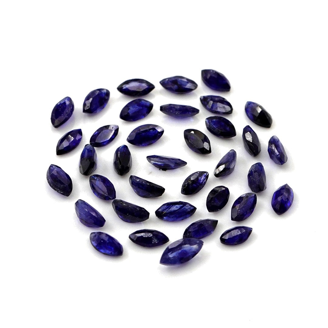 Natural Bangkok Blue Sapphire Calibrated Marquise | 2x4mm & 2.5x5mm