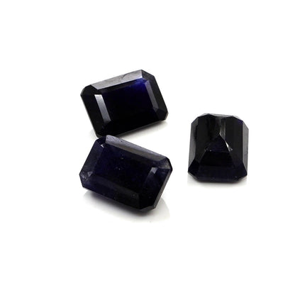 Natural Bangkok Blue Sapphire Calibrated Octagons | 10x14mm & 4x5mm