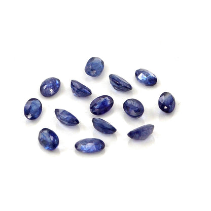 Natural Bangkok Blue Sapphire Calibrated Ovals | 3x5mm & 4x6mm