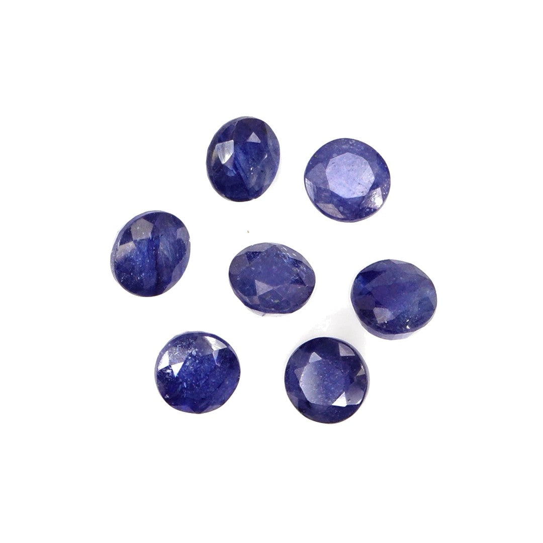 Natural Bangkok Blue Sapphire Calibrated Rounds | 7mm & 8mm