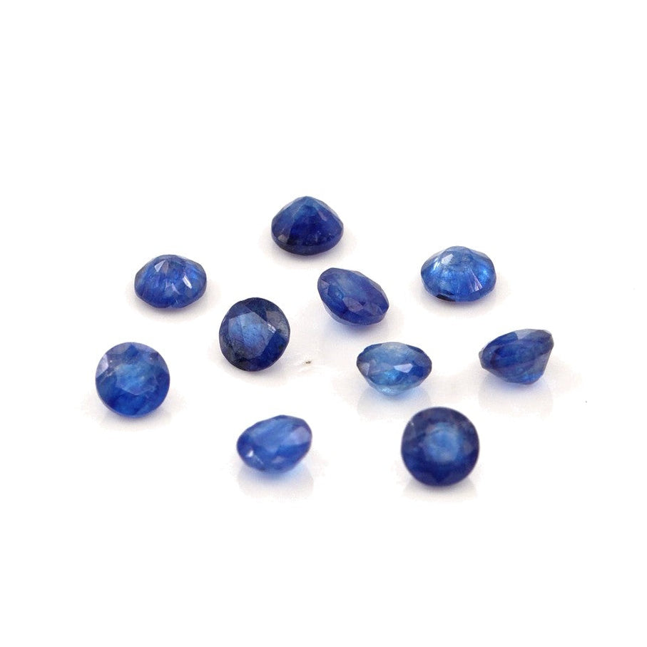 Natural Bangkok Blue Sapphire Calibrated Rounds | 3mm & 3.5mm