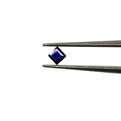 Natural Bangkok Blue Sapphire Calibrated Squares | 2mm & 2.5mm