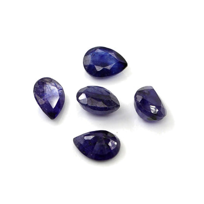 Natural Bangkok Blue Sapphire Calibrated Pears | 7x9mm & 8x10mm