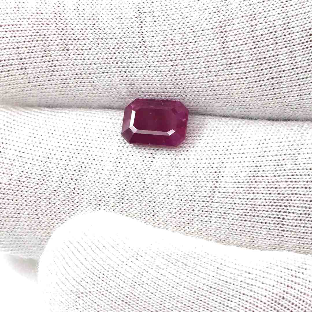 Natural Untreated Mozambique Ruby Octagon | 1.97cts
