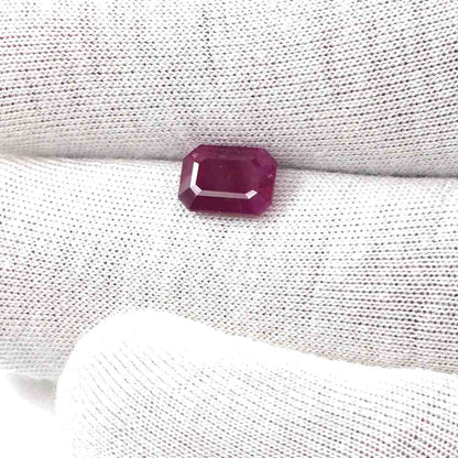 Natural Untreated Mozambique Ruby Octagon | 1.97cts