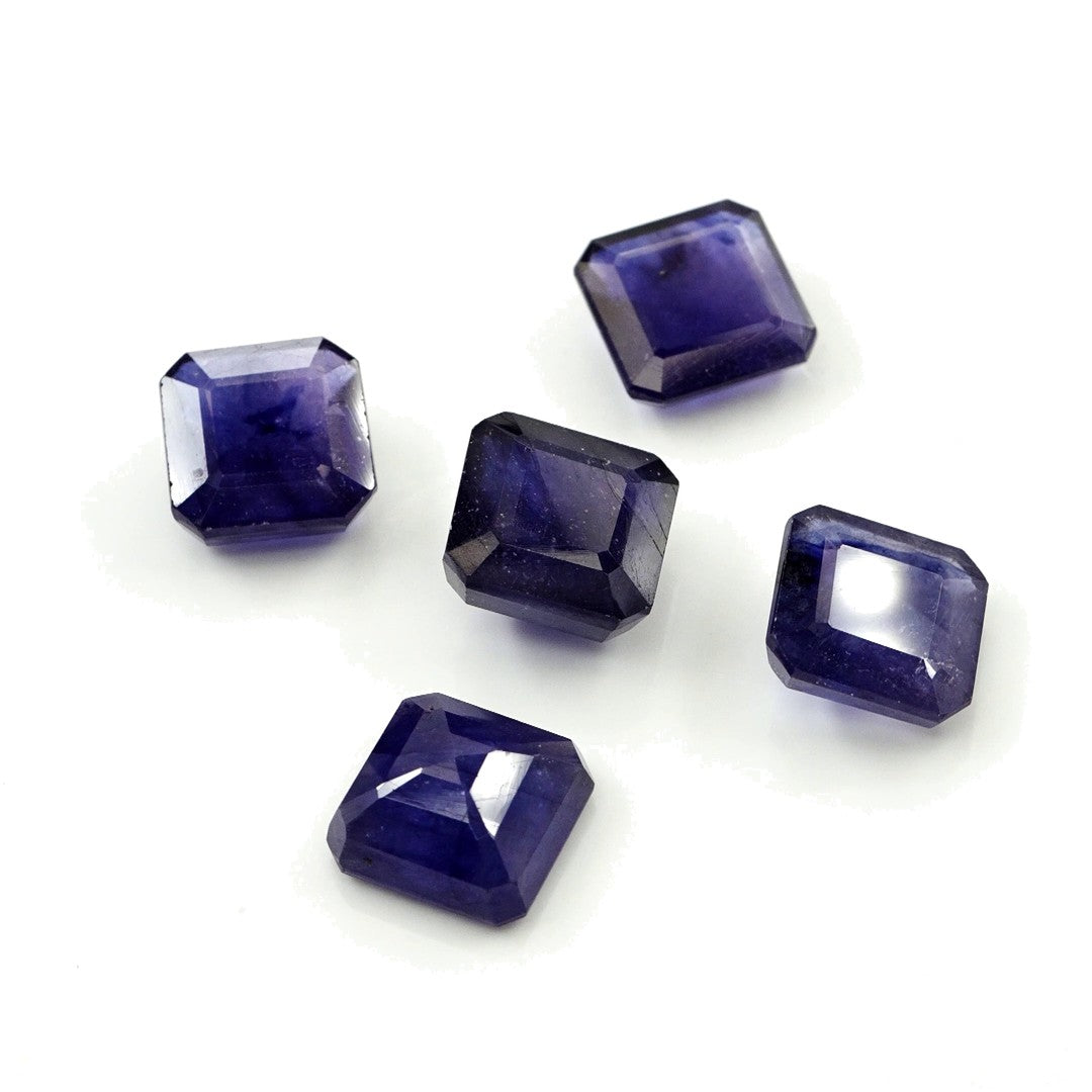 Natural Bangkok Blue sapphire Calibrated Square Octagons | 10mm & 10.5mm