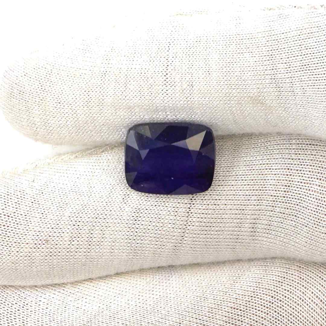 Natural Bangkok Blue sapphire Long Cushion | 10.79cts
