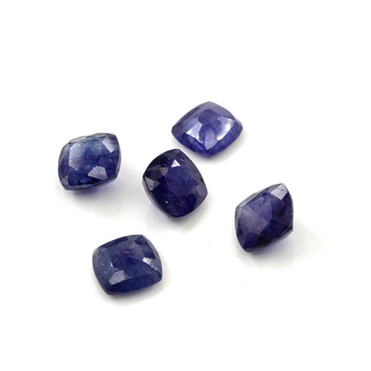 Natural Bangkok Blue Sapphire Calibrated Cushions | 8mm & 8.5mm