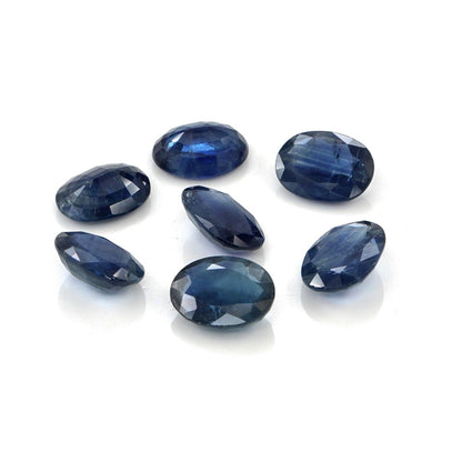 Natural Untreated Blue Sapphire Calibrated Ovals | 7x9mm & 8x10mm