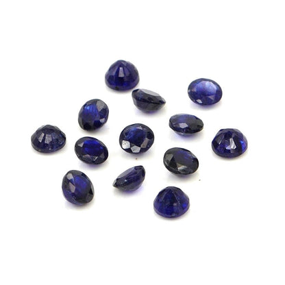 Natural Bangkok Blue Sapphire Calibrated Rounds | 4mm & 4.5mm