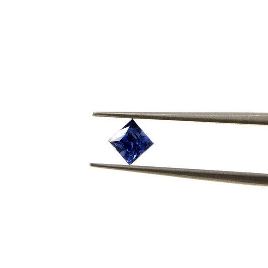 Natural Untreated Blue Sapphire Calibrated Squares | 4mm & 4.5mm