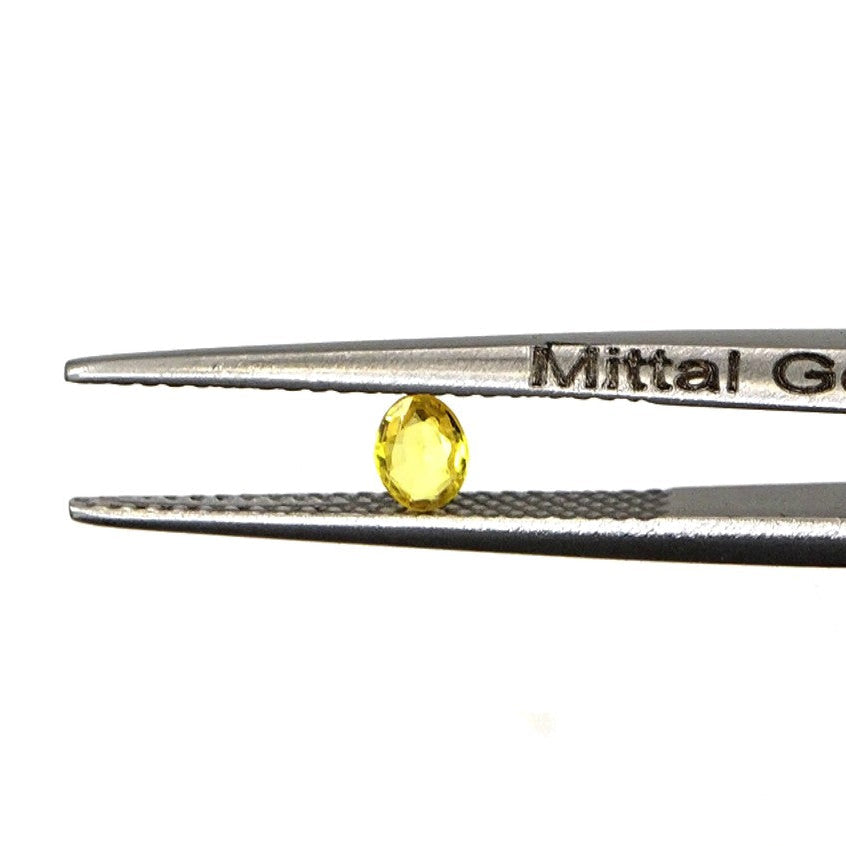 Natural Untreated Yellow Sapphire Calibrated Ovals | 3x4mm & 4x5mm