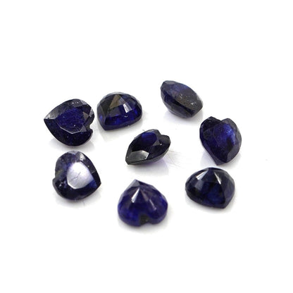 Natural Bangkok Blue Sapphire Calibrated Hearts | 4mm & 4.5mm
