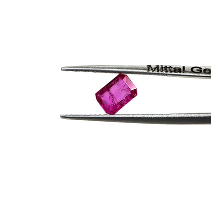 Natural Untreated Mozambique Ruby Calibrated Octagons | 5x7mm & 6x8mm