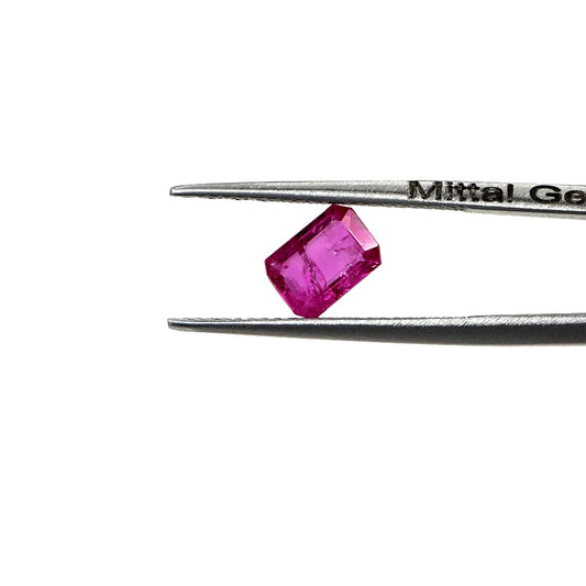 Natural Untreated Mozambique Ruby Calibrated Octagons | 5x7mm & 6x8mm