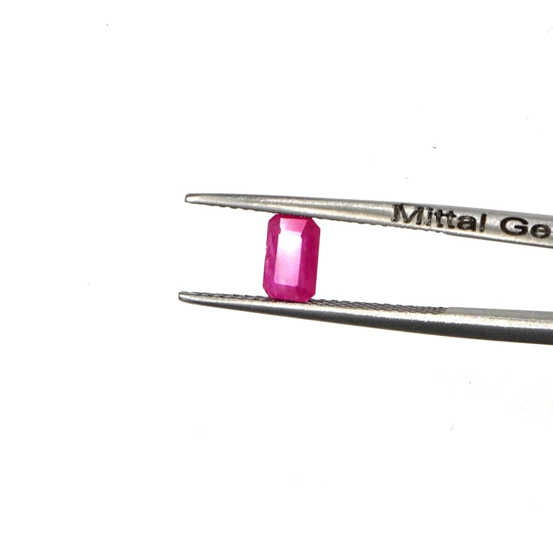 Natural Untreated Mozambique Ruby Calibrated Octagons | 3x5mm & 4x6mm