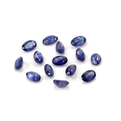 Natural Bangkok Blue Sapphire Calibrated Ovals | 3x5mm & 4x6mm